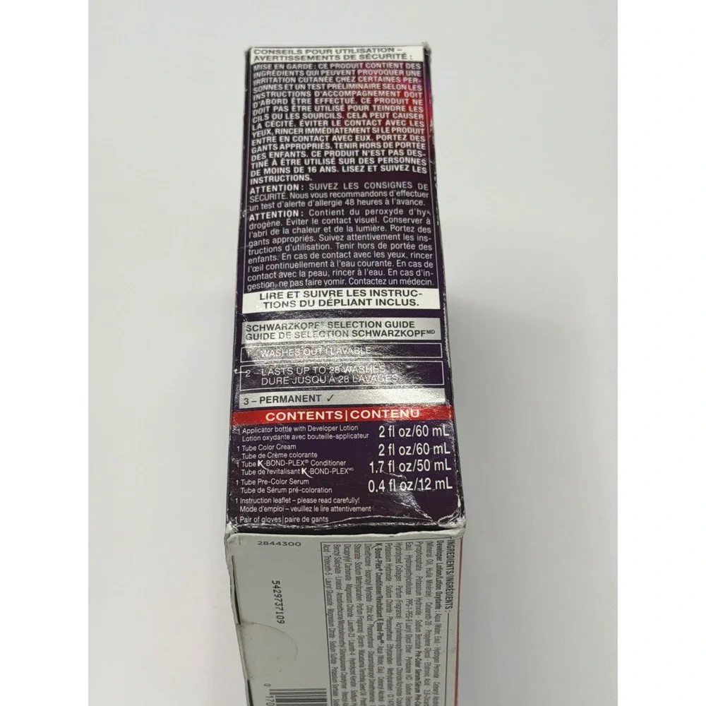 Schwarzkopf Keratin Color Permanent Hair Dye 6.0‎ Delicate Praline Brown